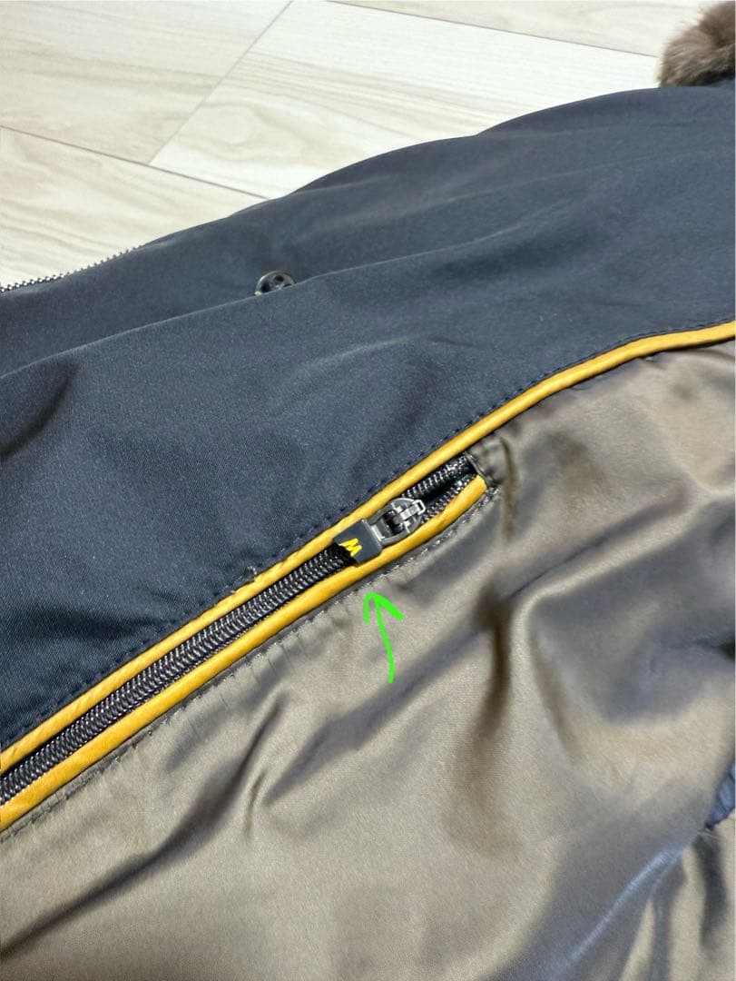 【美品】MOORER ムーレー SIRO サイズ46ダウンジャケット ネイビー