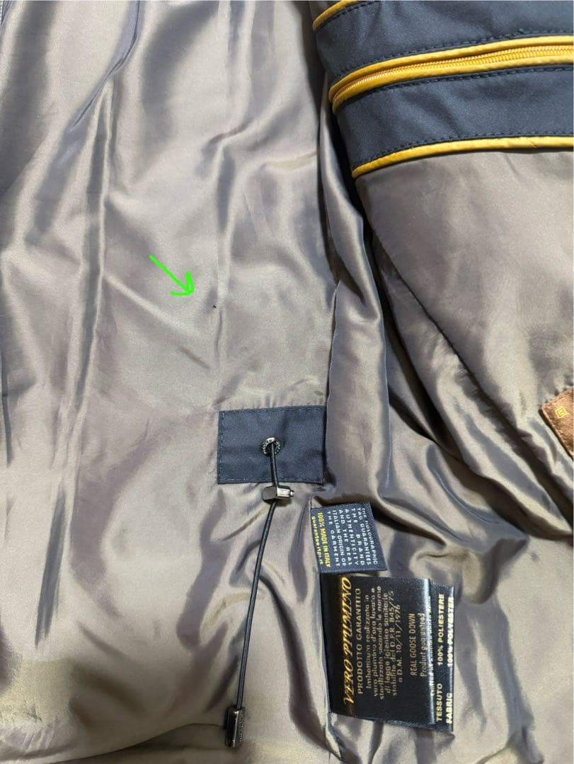 【美品】MOORER ムーレー SIRO サイズ46ダウンジャケット ネイビー