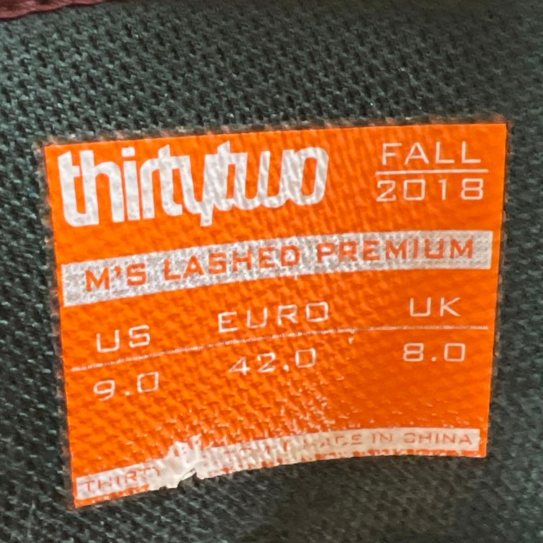 【即日発送】thirtytwo スノボ LASHED PREMIUM 27cm