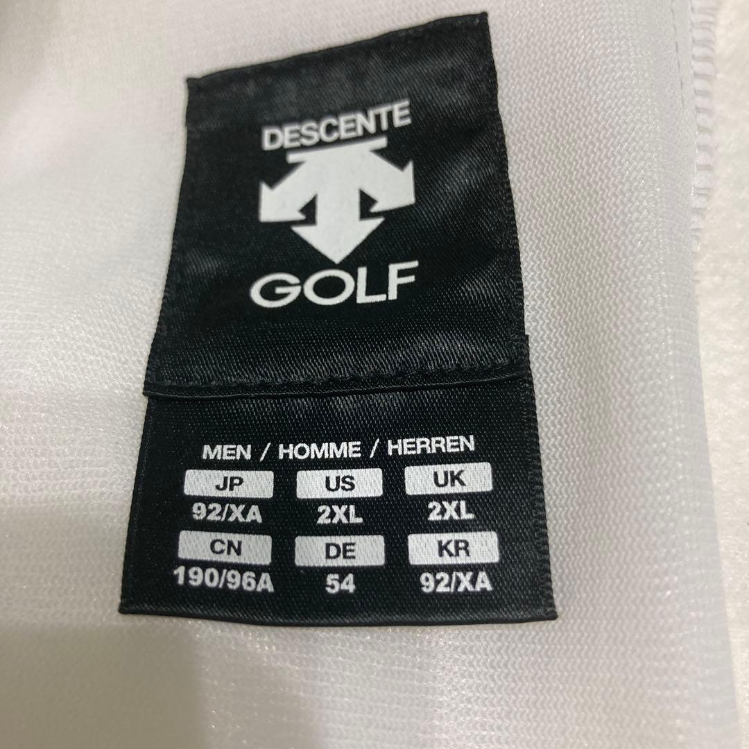 タグ付き新品　希少 裏起毛　デサント ゴルフ パンツ 白 W92 XA