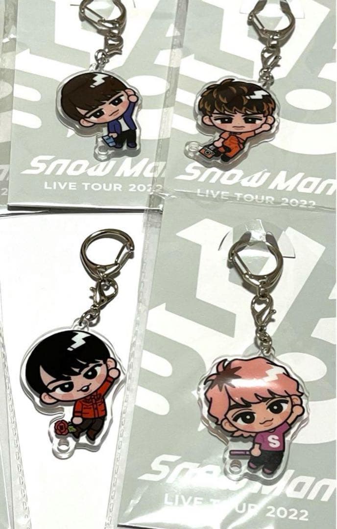 SnowMan すのチル キーホルダー 全員 9人 スノちる 渡辺翔太 目黒蓮