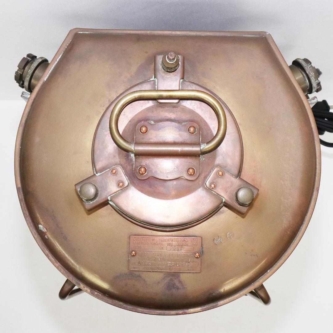 MAST HEAD LIGHT マストヘッドライト 2灯 日本船燈 1970年製 美術品・