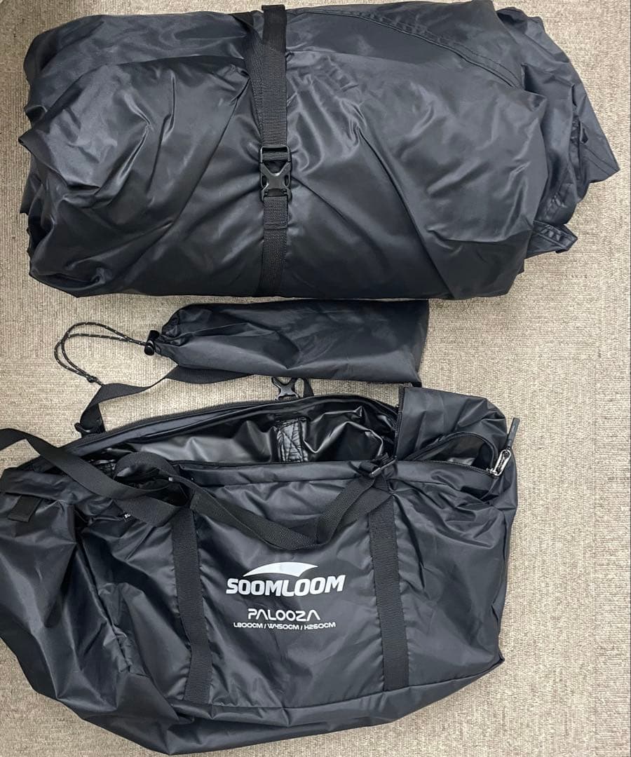 SoomloomダブルピークタープPALOOZAハンプタープ軽量防風防水日除け