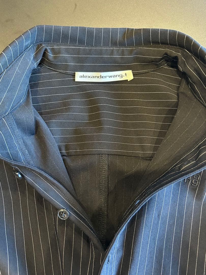 alexanderwang.t ネイビー ショート丈 ポロシャツ クロップド - メルカリ