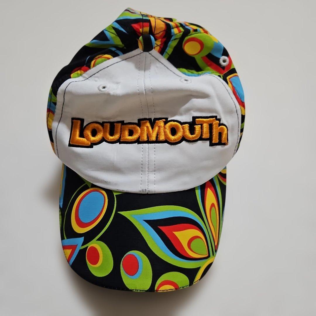 [LOUD MOUTH]美品　ゴルフ　レインウェア上下　メンズL　帽子付き
