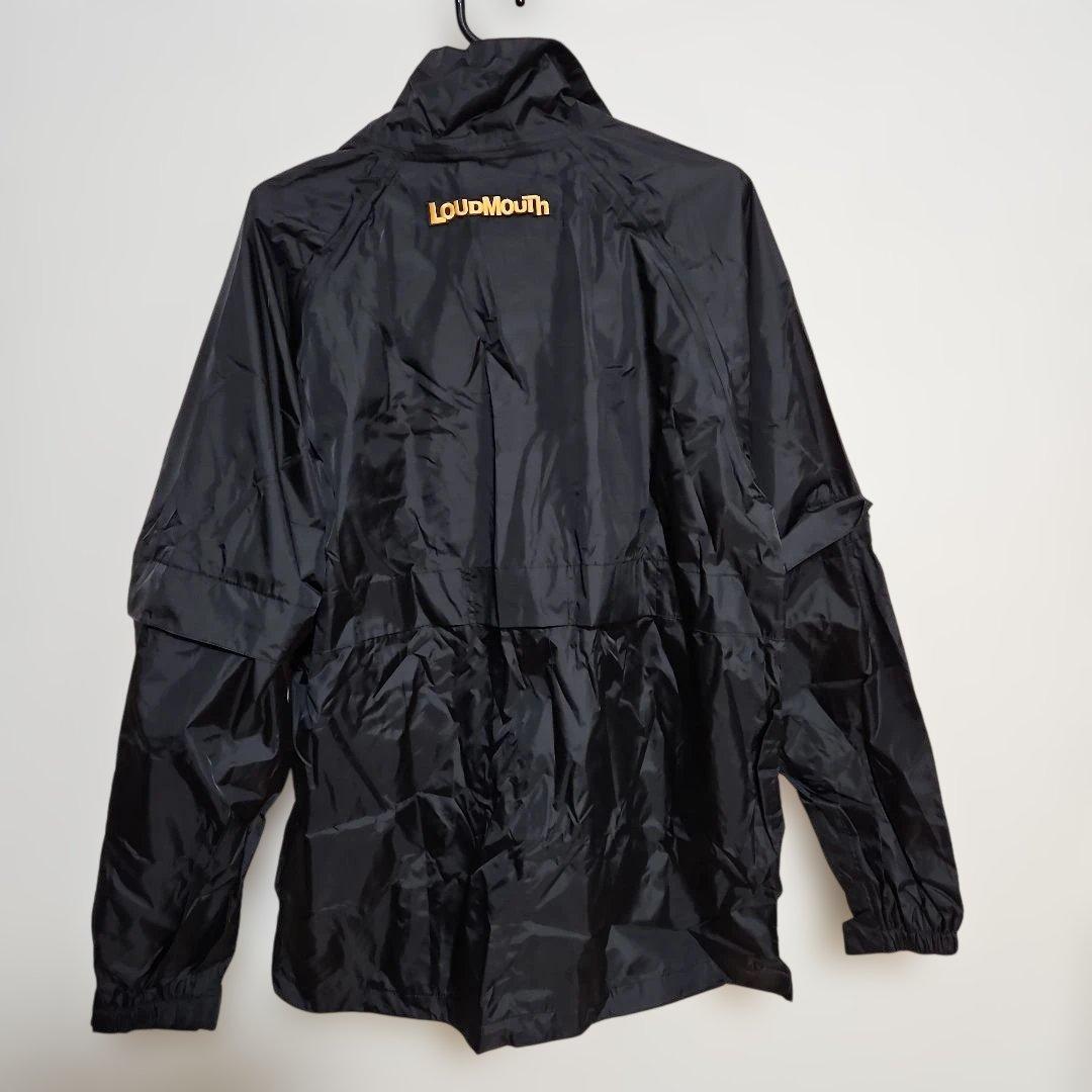 [LOUD MOUTH]美品　ゴルフ　レインウェア上下　メンズL　帽子付き
