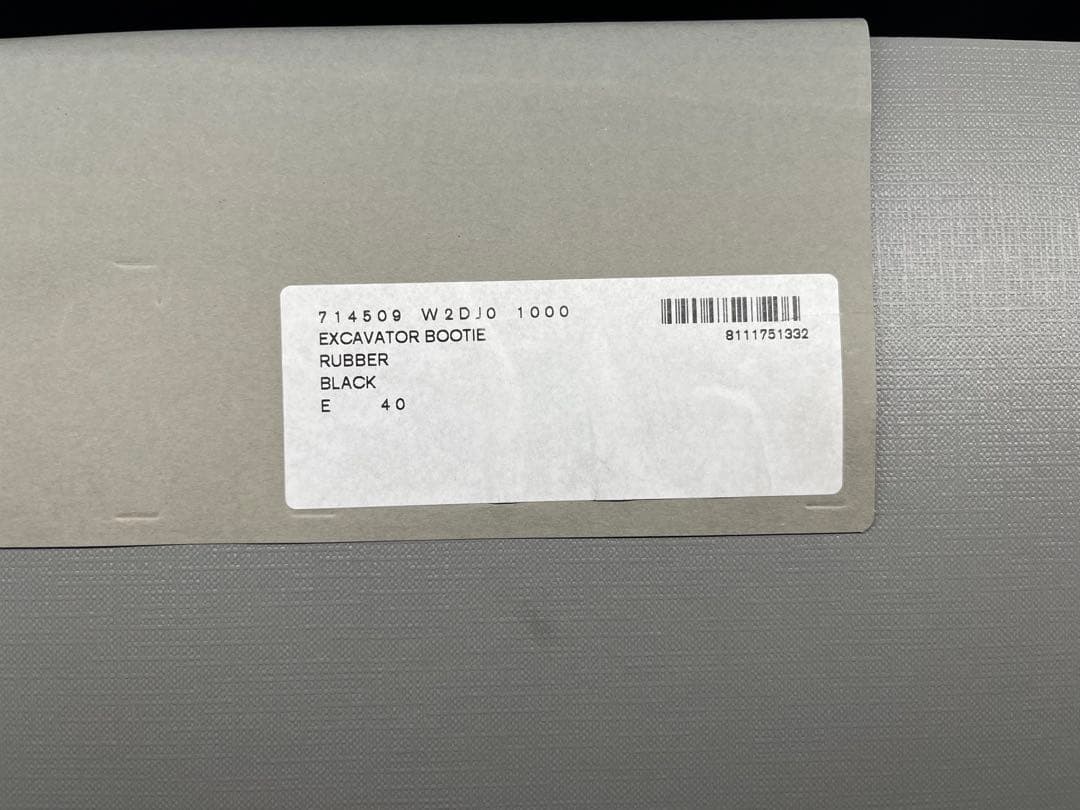 a*i様 Balenciaga Excavatorメンズ　ラバーレインブーツ-4