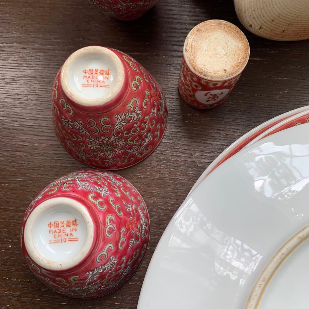 【直接取引限定】景徳鎮② 22セット　茶器　食器　中華料理