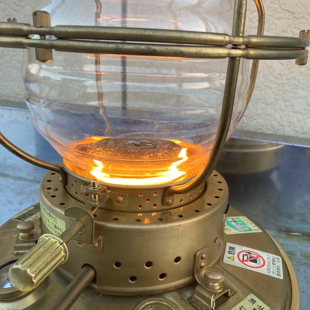 晴*読様 日本船燈 ニッセン IS-3DX フリージア 石油ストーブ 真鍮製