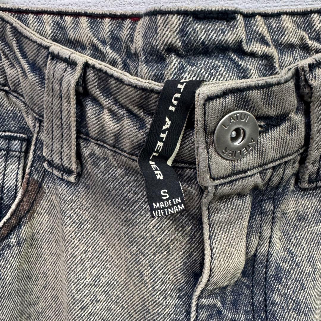 【即発送】LATUI ATELIER RAIN WALKER JEANS S