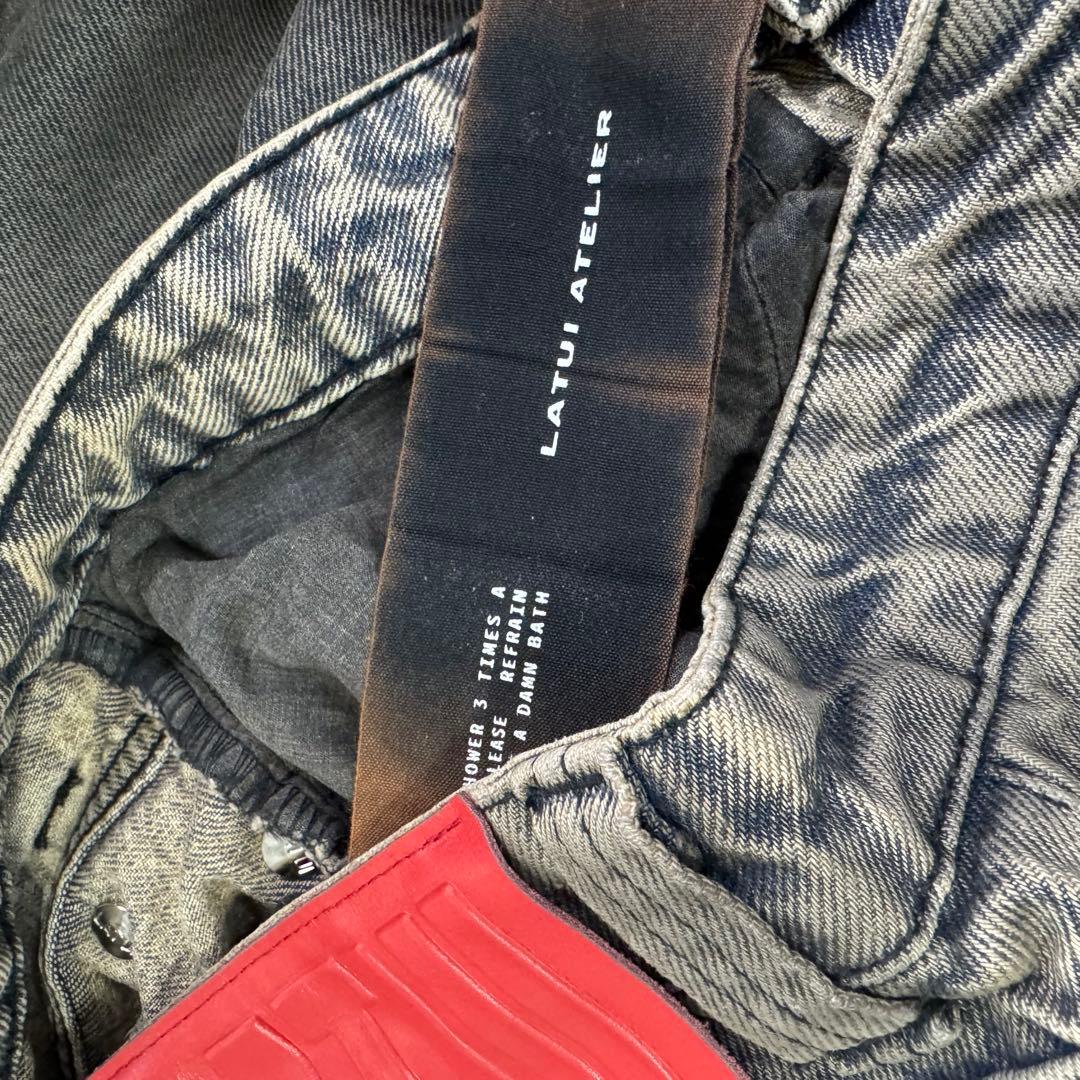 【即発送】LATUI ATELIER RAIN WALKER JEANS S