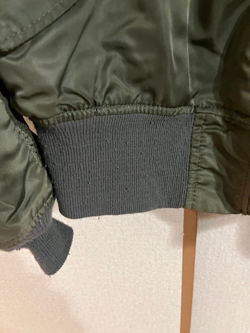 90s Alpha ma-1 MIL-J-82790J M カーキ USA