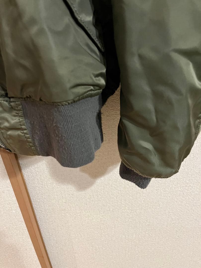 90s Alpha ma-1 MIL-J-82790J M カーキ USA