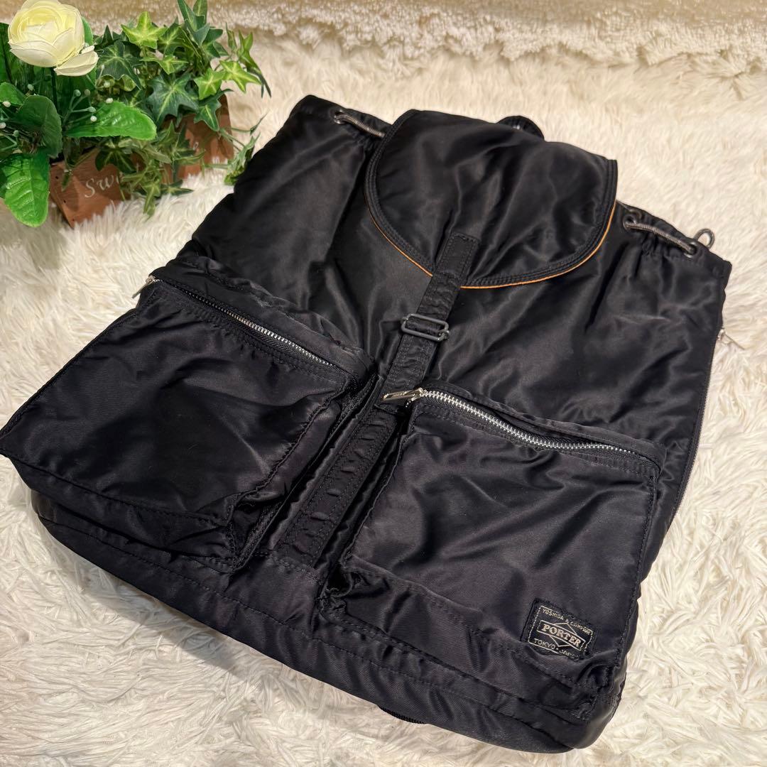 【極美品】希少 レア PORTER TANKER ポーター リュック ブラック