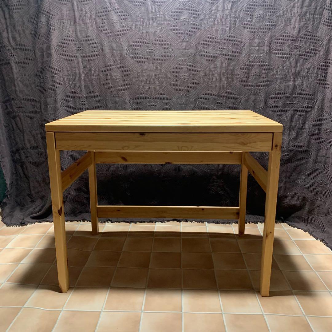 【天板ワックス処理済み】無印良品 パイン材デスク 幅86 リモートワーク 勉強机