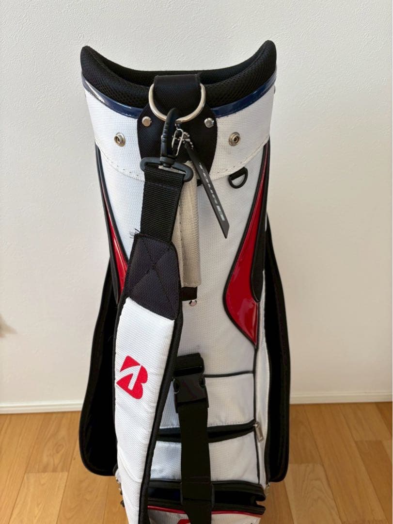 ブリヂストン TOUR B キャディバッグ（ホワイト/レッド） - メルカリ