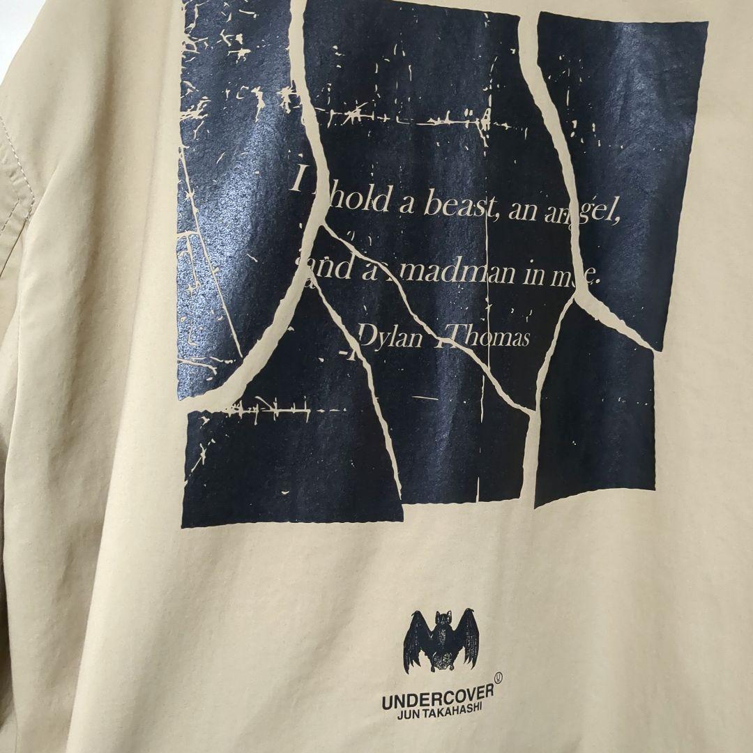 UNDERCOVER　バックプリント　ステンカラーコート　高橋盾