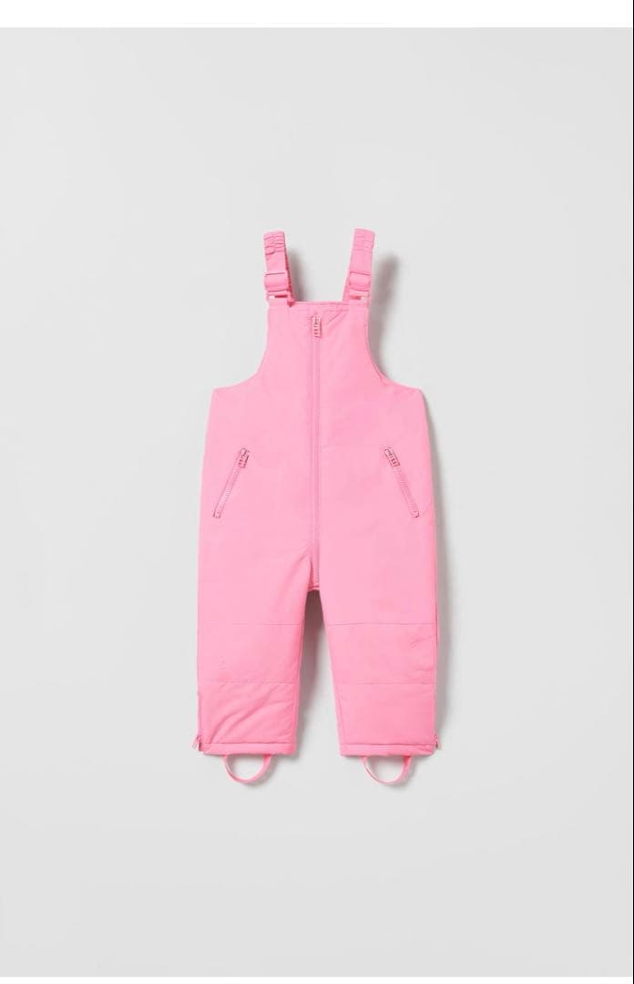 ZARA 花柄 スキーウェア 2-3歳用 上下セット