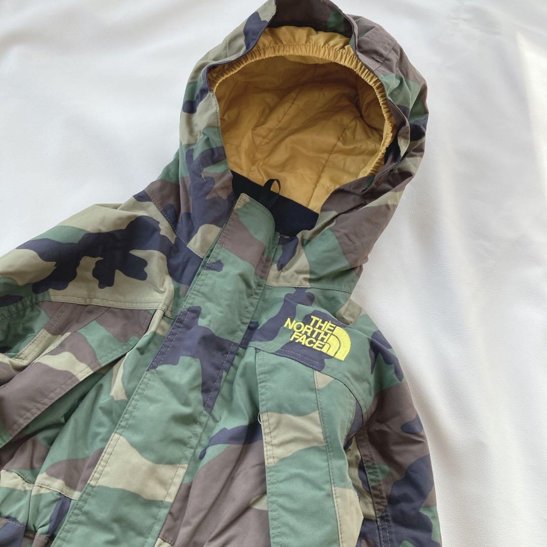 THE NORTH FACE カモフラ柄 スノーウェア キッズ 90