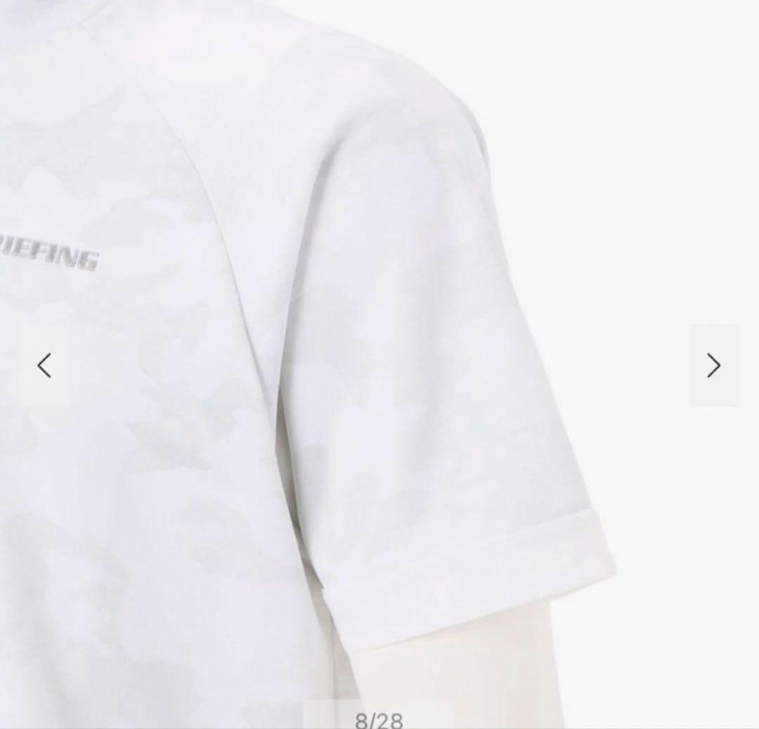 【新品・タグ付き】完売品 BRIEFING モックネック カモフラ 白 M