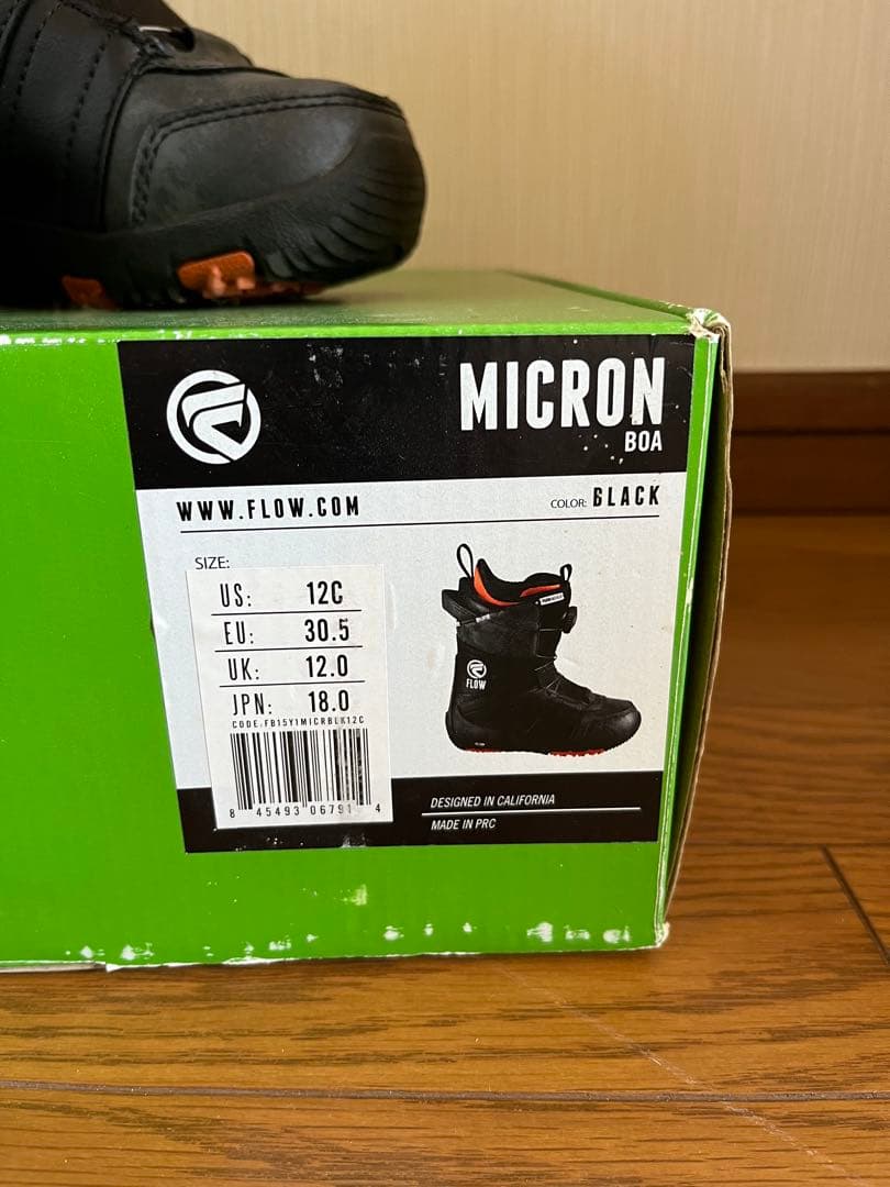 ブーツ 18cm スノーボード スノボ FLOW 子供 キッズ