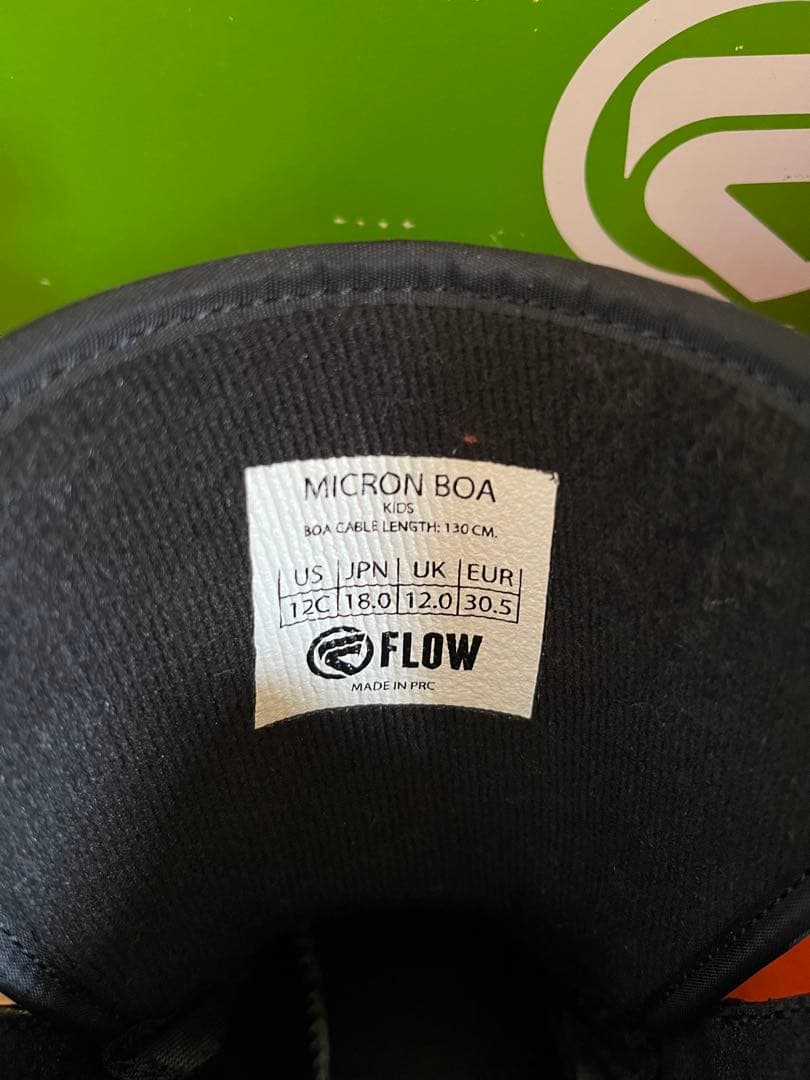 ブーツ 18cm スノーボード スノボ FLOW 子供 キッズ