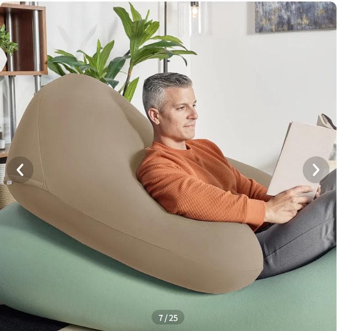 Yogibo Ghost Premium　水色 U字型 ビーズクッション