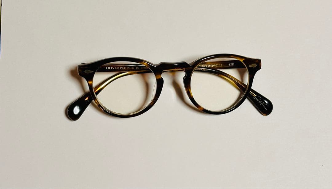 OLIVER PEOPLES × アジカン　ゴッチ コラボ眼鏡