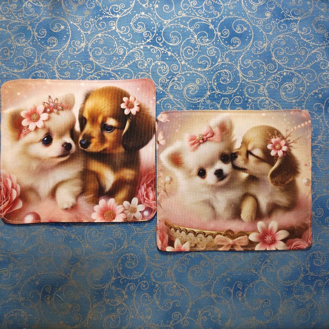 あしべ☆　ハンカチ19枚 パネル3枚　チワワちゃん柄