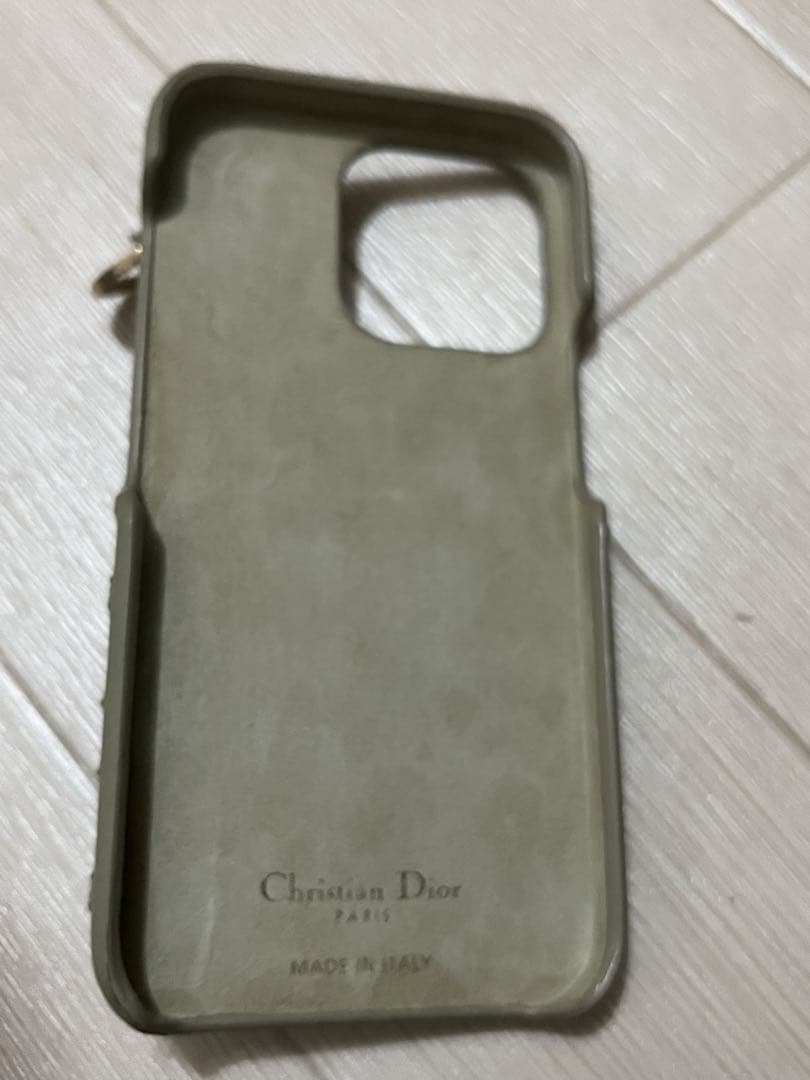 専用 Christian Dior iPhoneケース オリーブグリーン