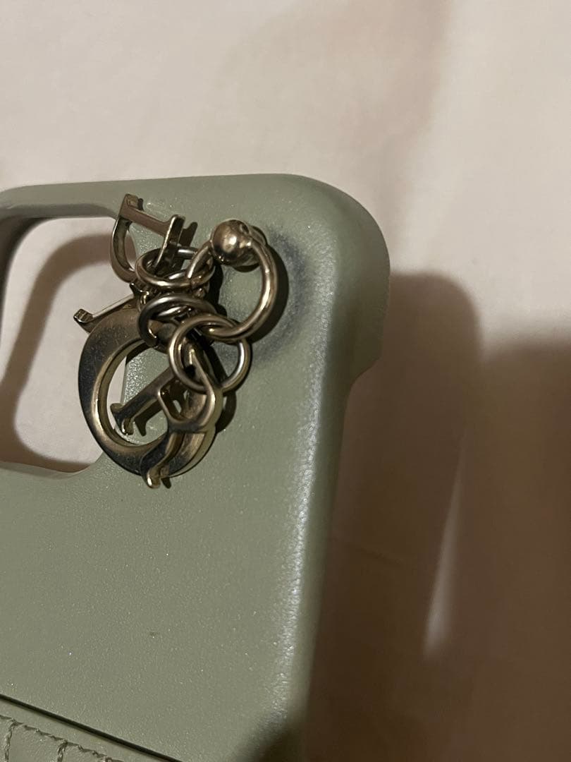 専用 Christian Dior iPhoneケース オリーブグリーン