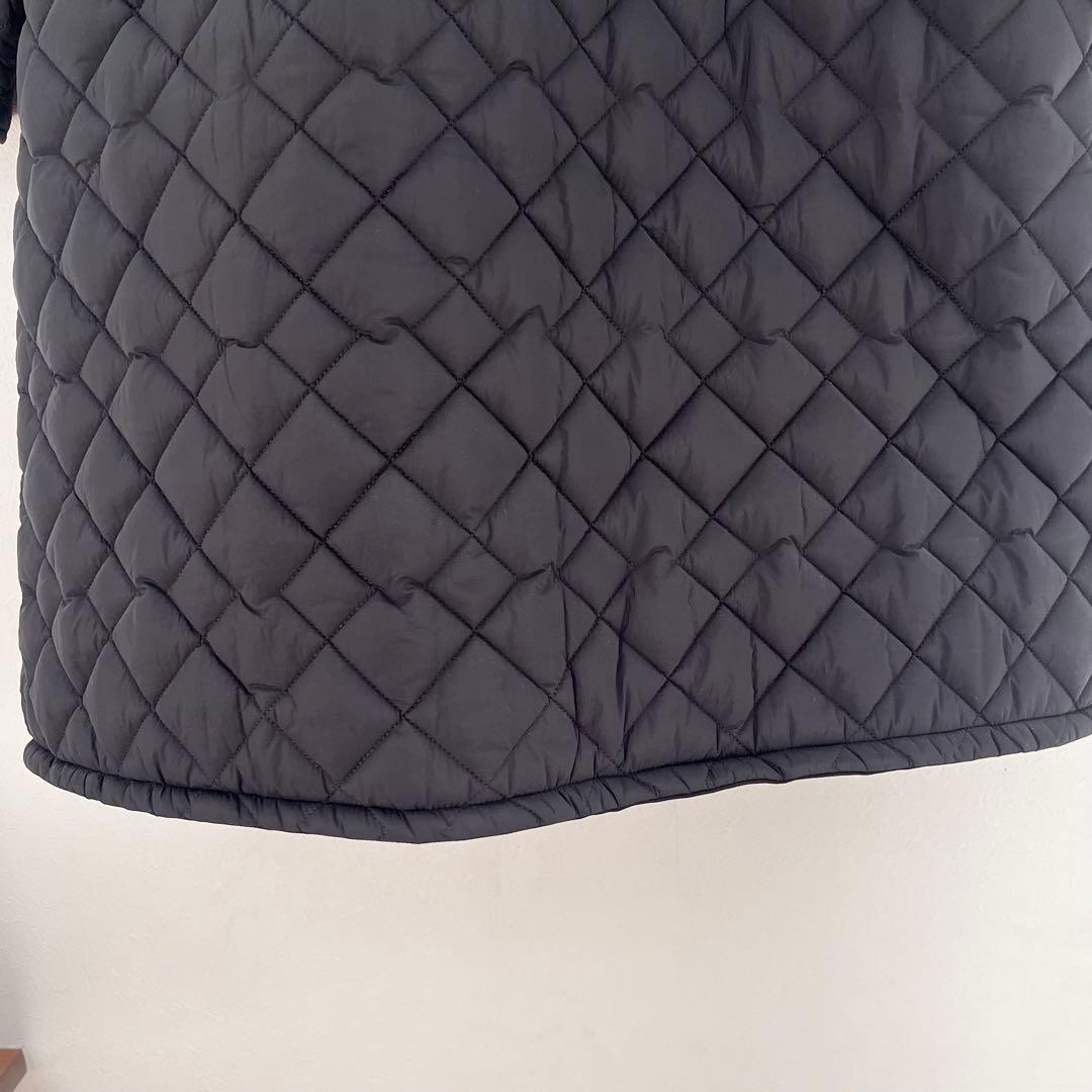 【three square】スリースクエア/キルティングロングコート/very