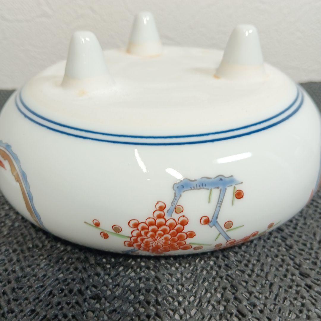 【美品】有田焼 弥左衛門 染錦鳳文 香炉