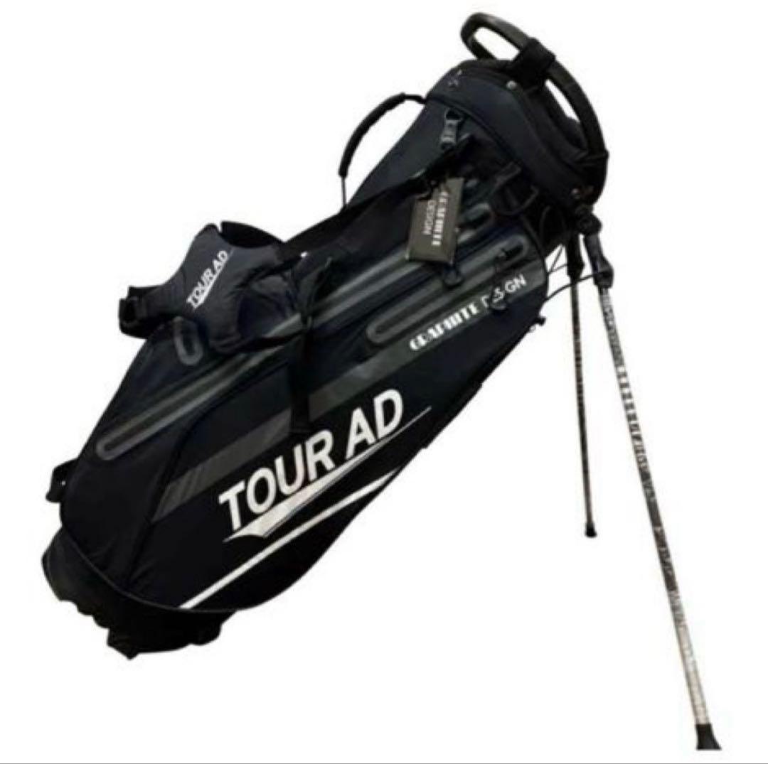 グラファイトデザインキャディーバック　黒　2023年モデル　プロ支給品