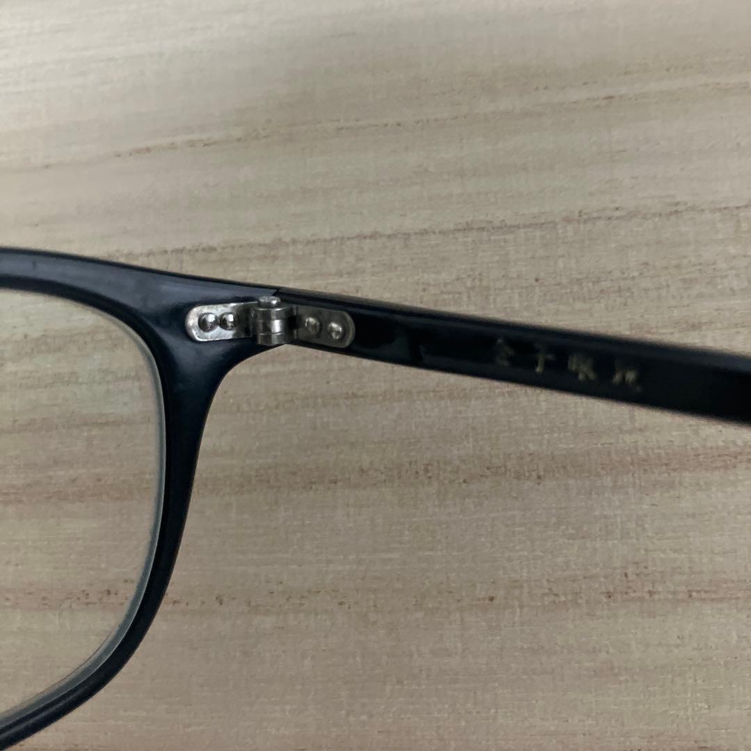 金子眼鏡　KC 11R BK ウェリントンフレーム　度付き