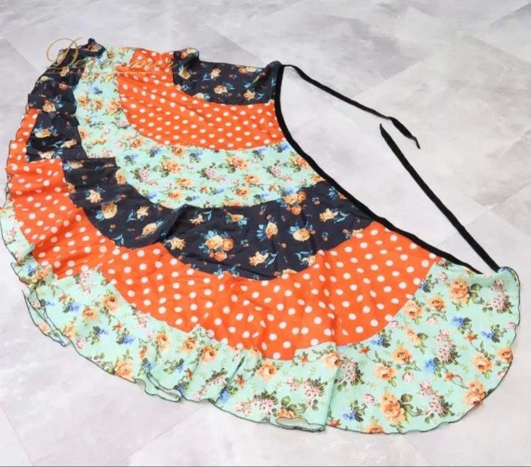 フラメンコ スカート ラップスカート