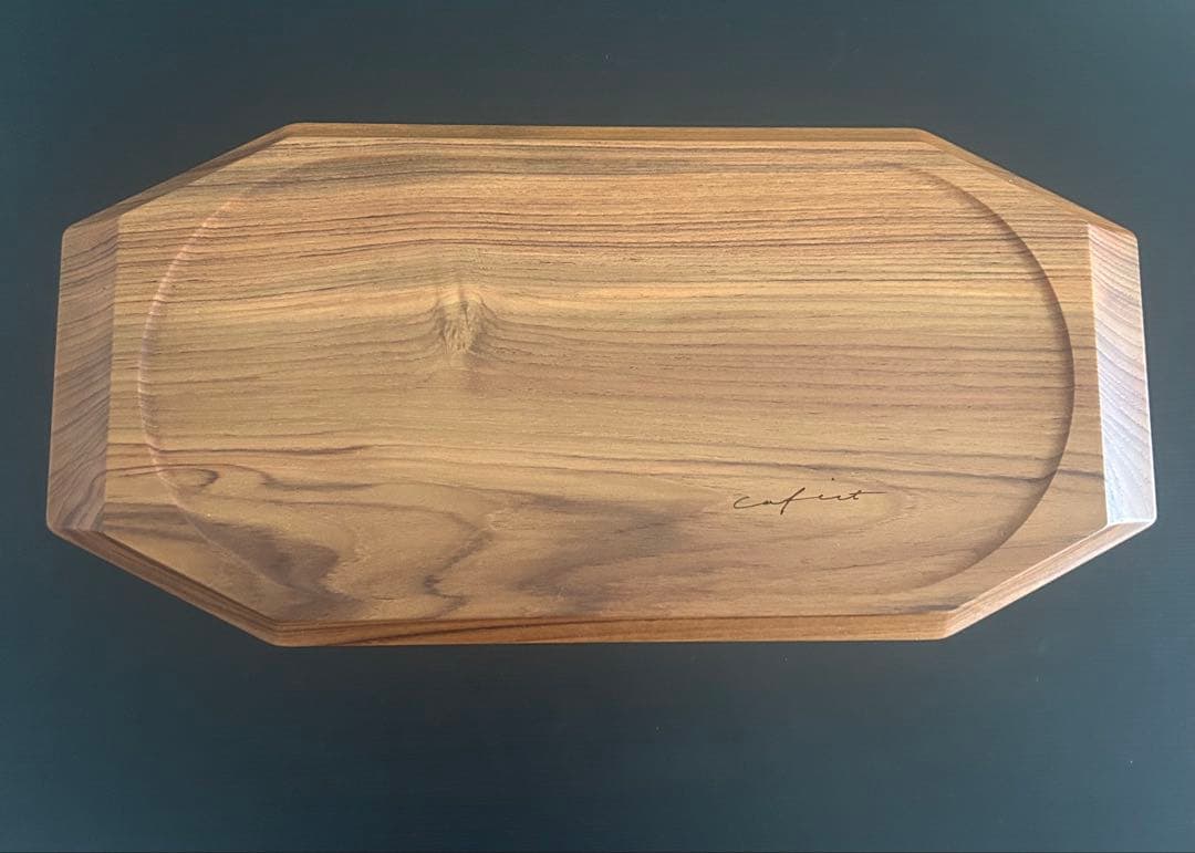 チーク材トレイ