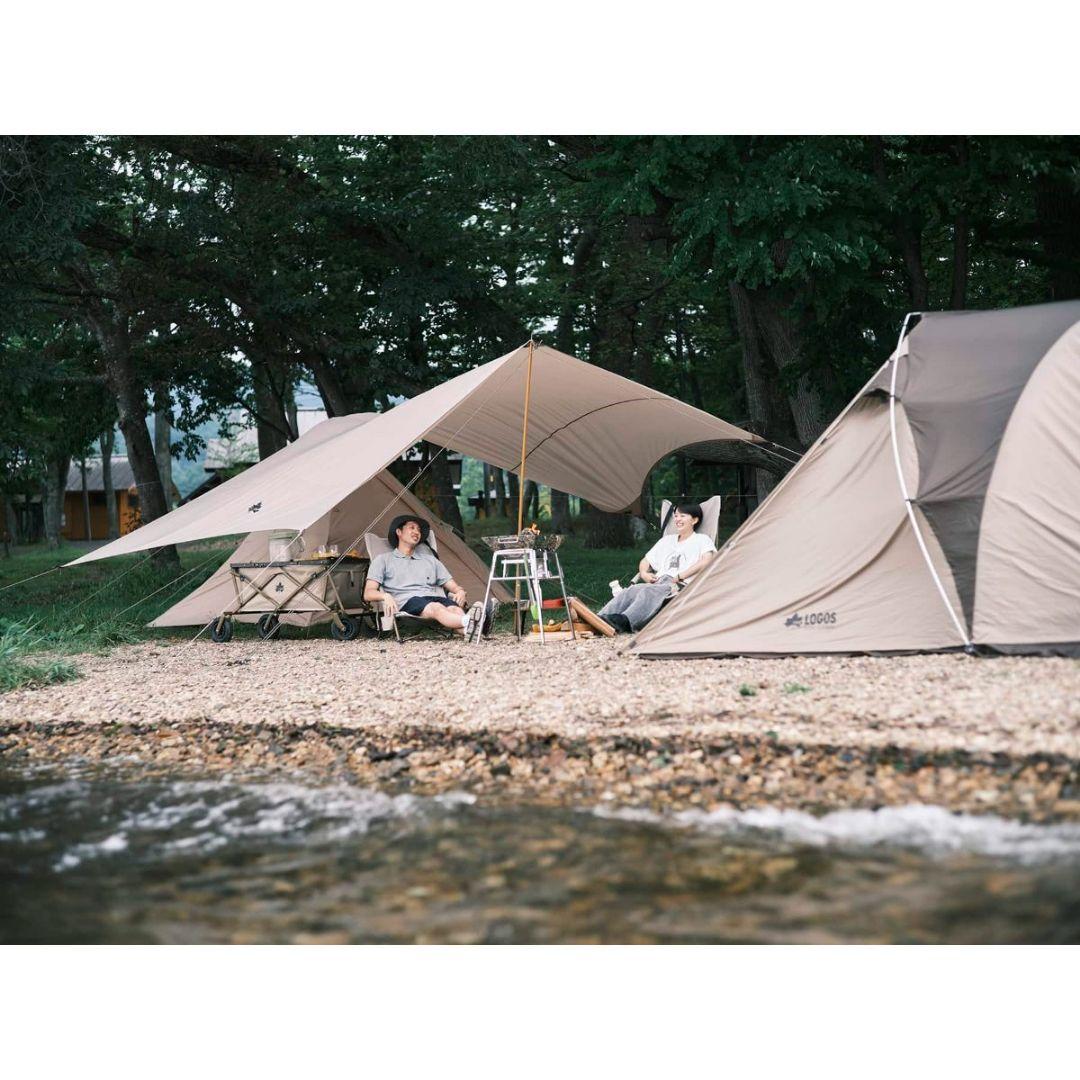 LOGOS Tradcanvas Tepee＆タープ350-BB　付属品完備