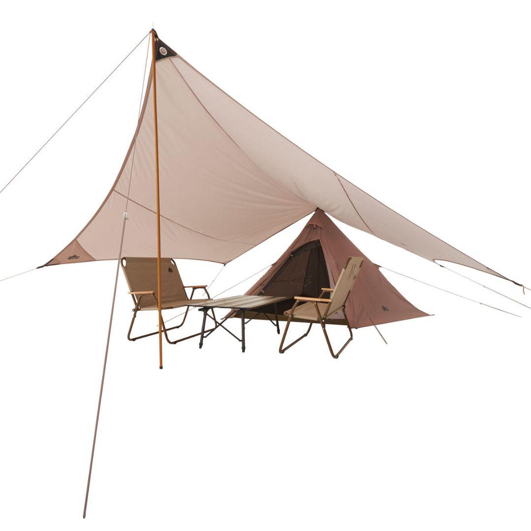 LOGOS Tradcanvas Tepee＆タープ350-BB　付属品完備