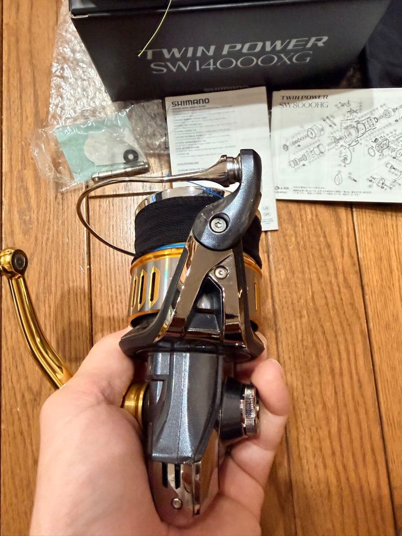 SHIMANO TWIN POWER SW14000XG スピニングリール