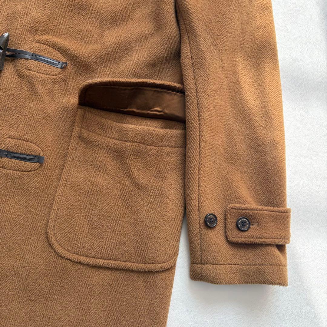 美品✨マッキントッシュ　ロングダッフルコート　ヘリンボーン　キャメルブラウン