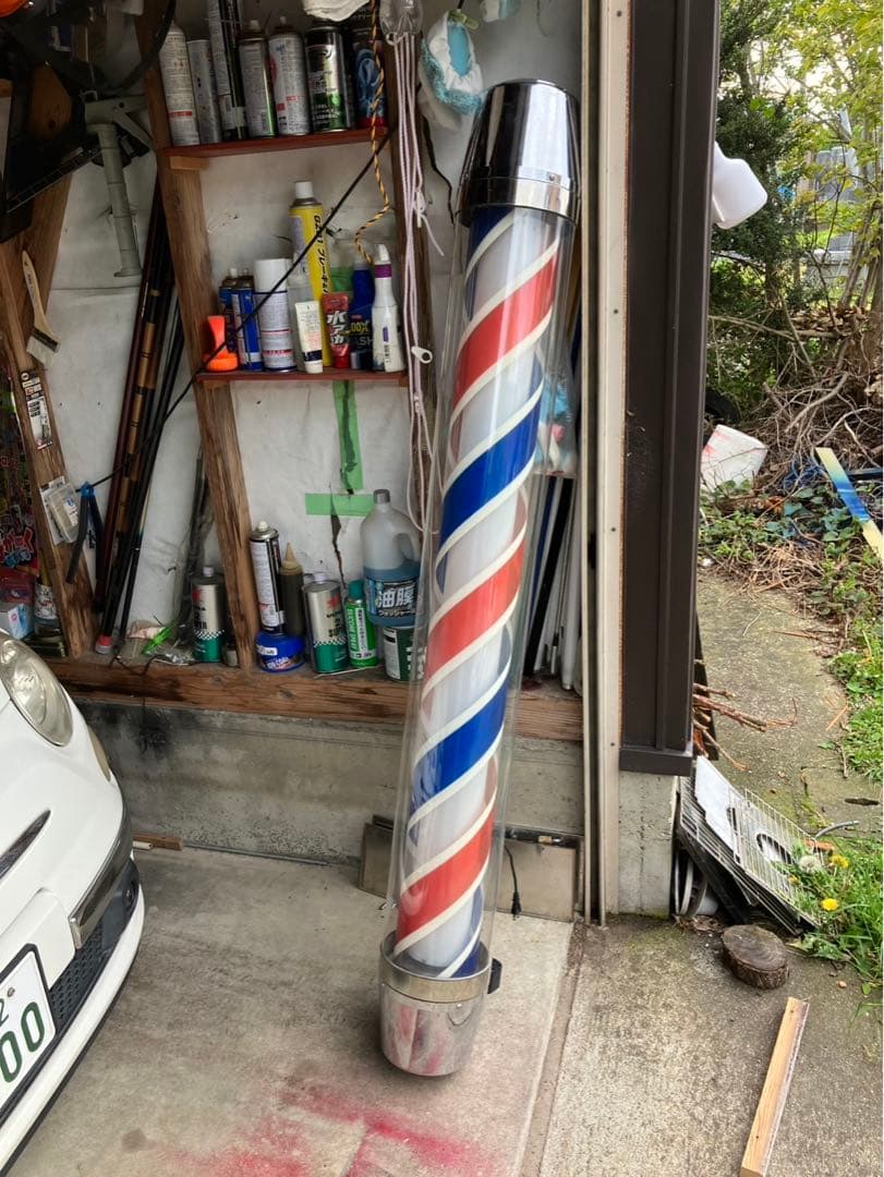 喜田アイデア　ブラケット　サインポール 理容 理髪店 バーバー 看板