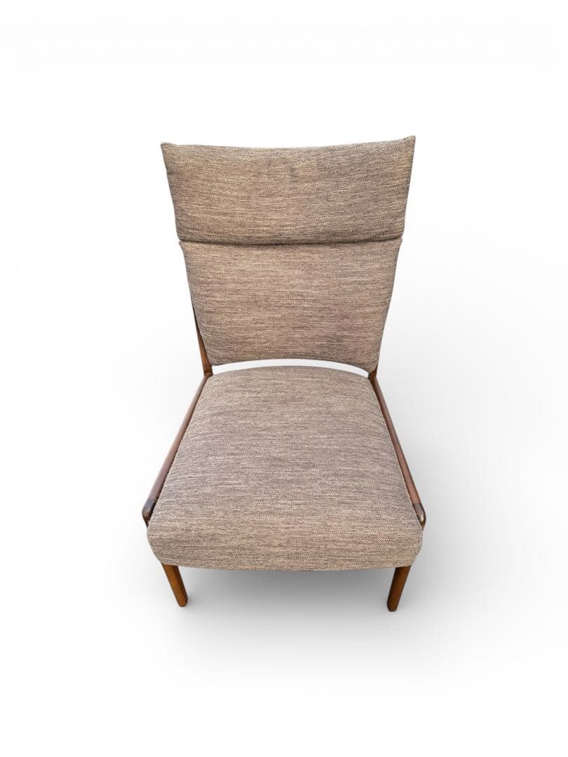 【美品】ニトリ Nコレクション ダイニングチェア 天然木 布張り 1脚