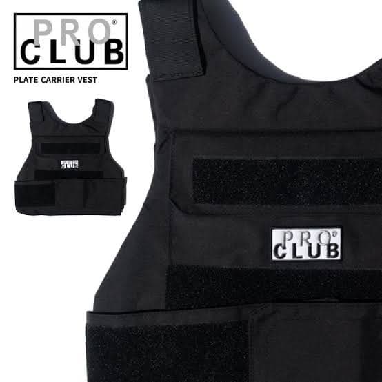 新品・未使用 プロクラブベスト PRO CLUB 防弾チョッキ - メルカリ