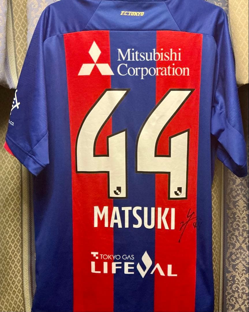 FC東京 2022 オーセンティックユニ XL 44番 松木選手 サイン入り