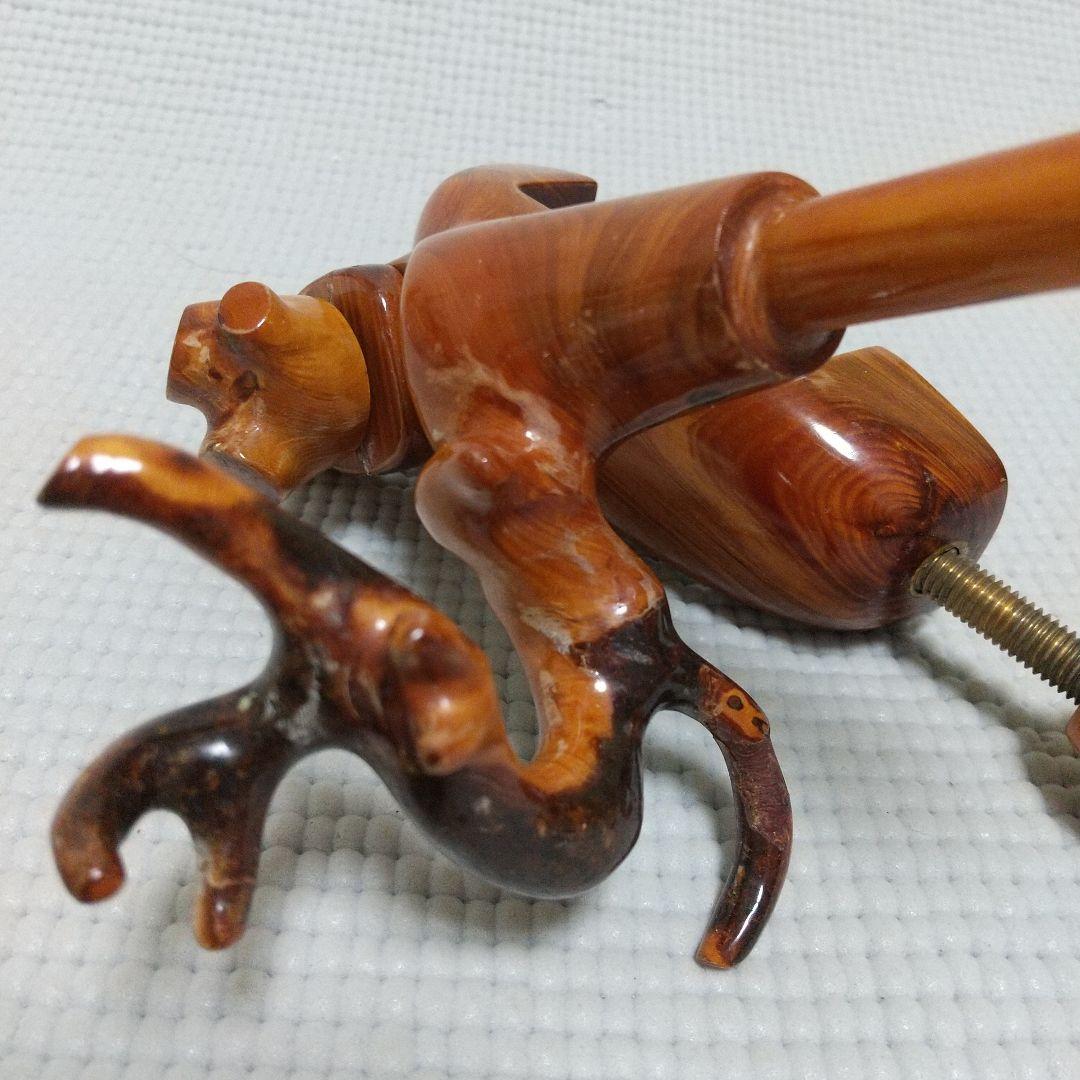 有働印〈19cm弓型万力＆竿枕〉初期？檜葉？ 一部補修 NCNR - メルカリ