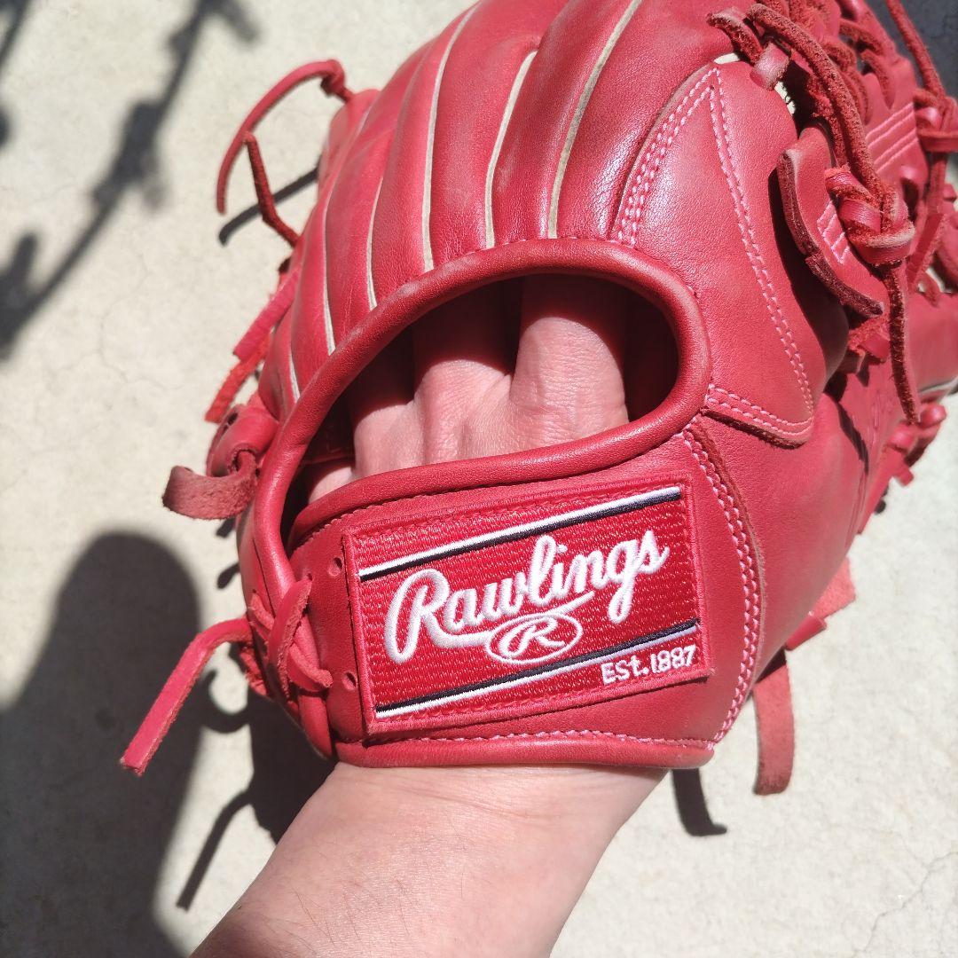 Rawlings ハイパーテック レッド 右投げ用　大人用