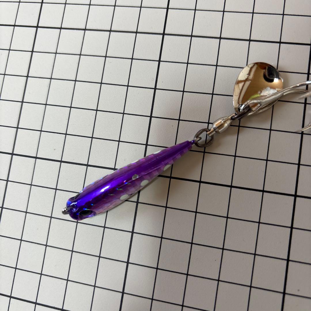 メタルマジックTG40g6個セット　ヴァンフックブレード、ダブルフック付き