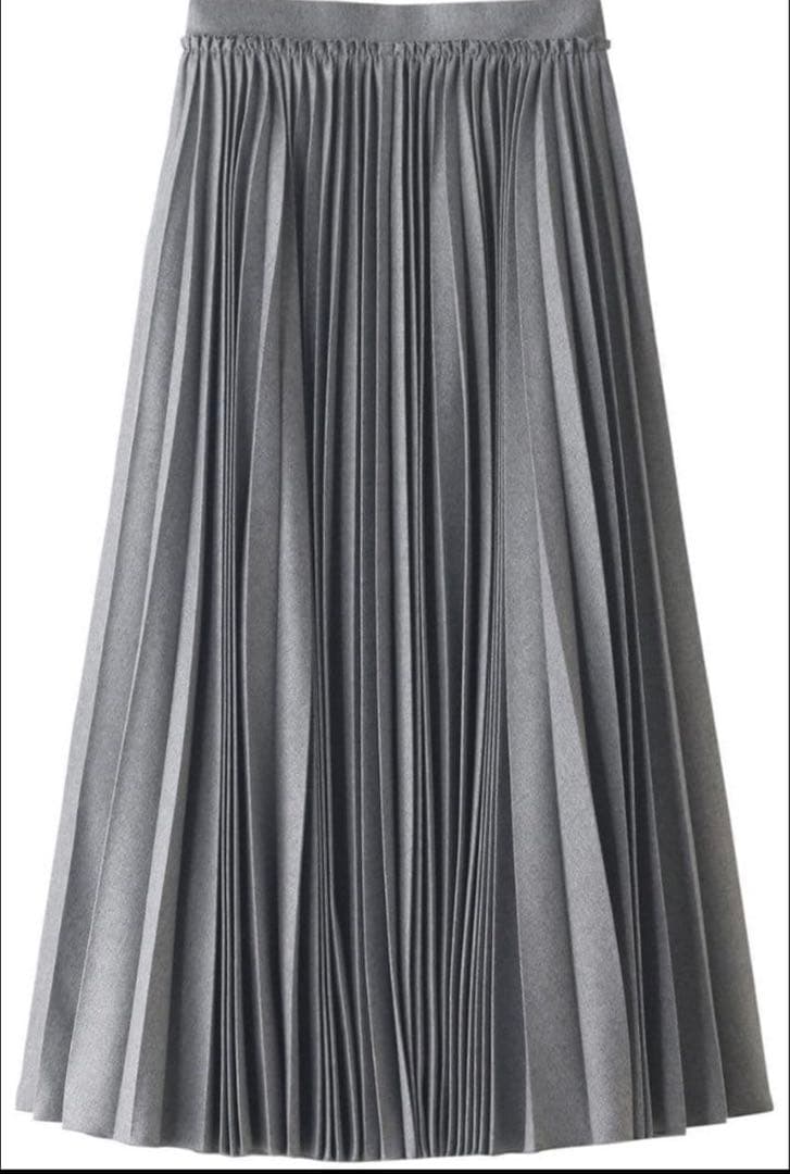 ebure ウール　プリーツスカート　36