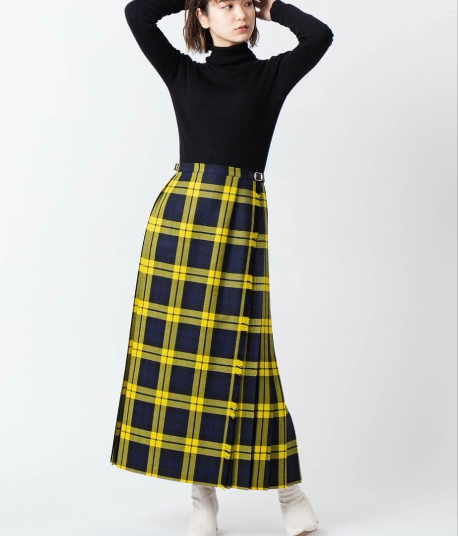 O'Neil of Dublin ウーステッドウール100% キルトスカート